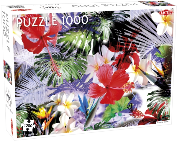 Tactic Lover''s Special: Tropical Florals - 1000 Pcs, 1000 Stück(E), Flora, 9 Jahr(E)