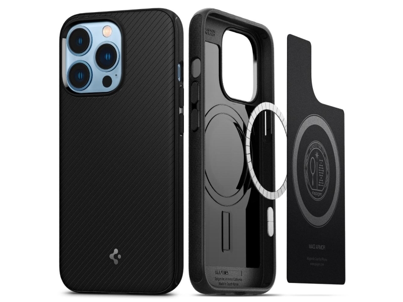 Spigen Acs03281, Cover, Apple, Iphone 13 Pro, 15,5 Cm (6.1"), Sort