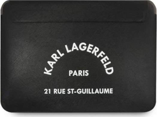 Karl Lagerfeld Karl Lagerfeld Hülse Klcs133rsgsfbk 13 "Schwarz/Schwarz Saffiano Rsg Fall