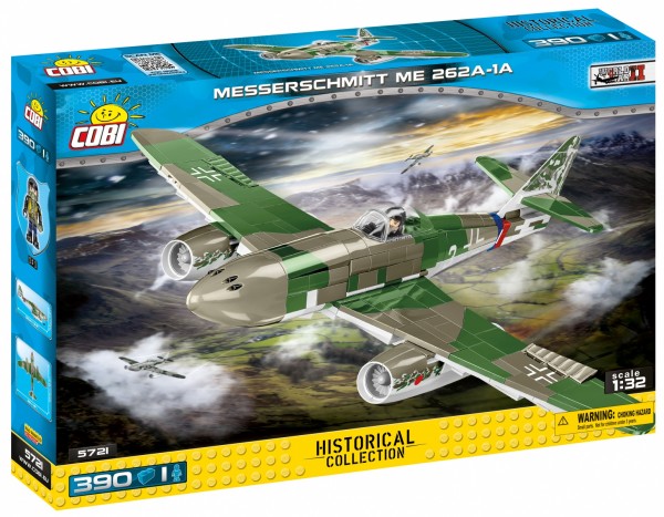 Cobi Historische Sammlung Wwii Niemiecki Myśliwiec Messerschmitt Me 262A-1A (5721)
