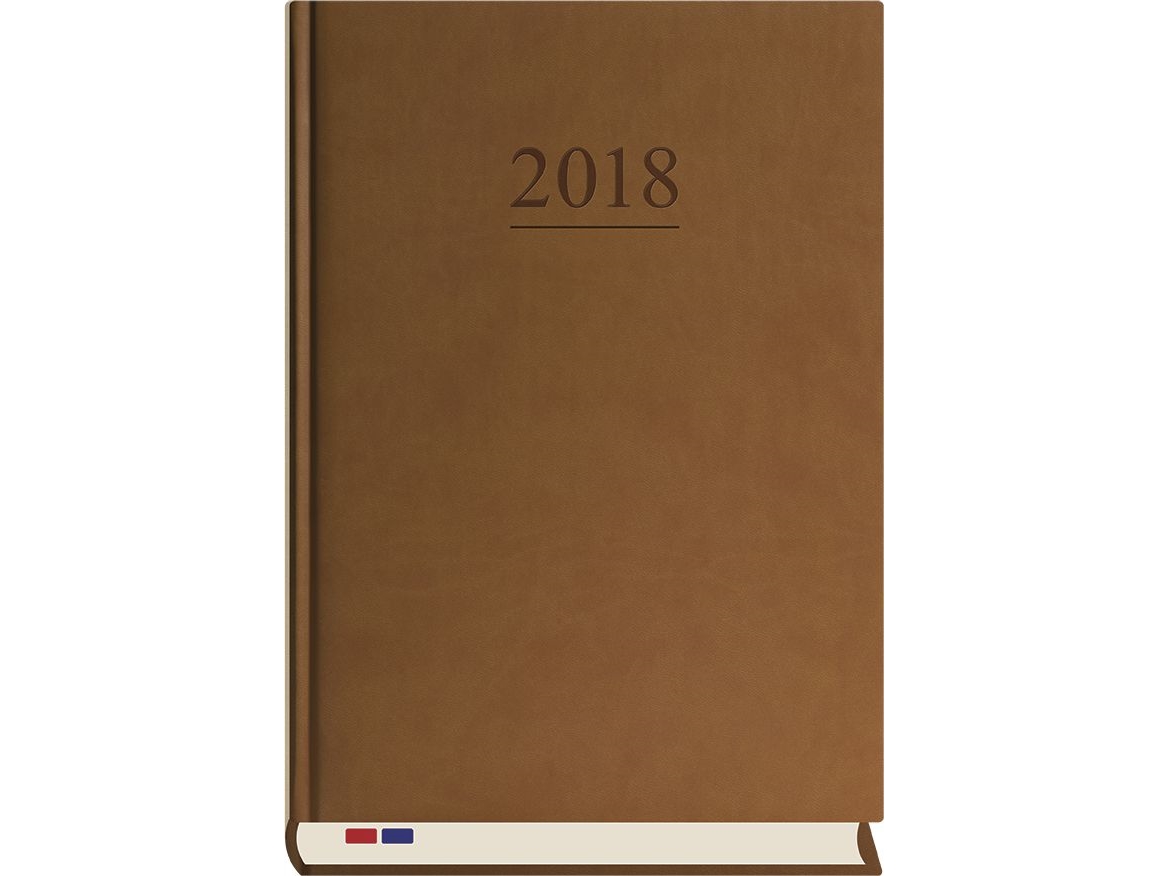 Lederens dagbog A5, brun (T-203V-S2)