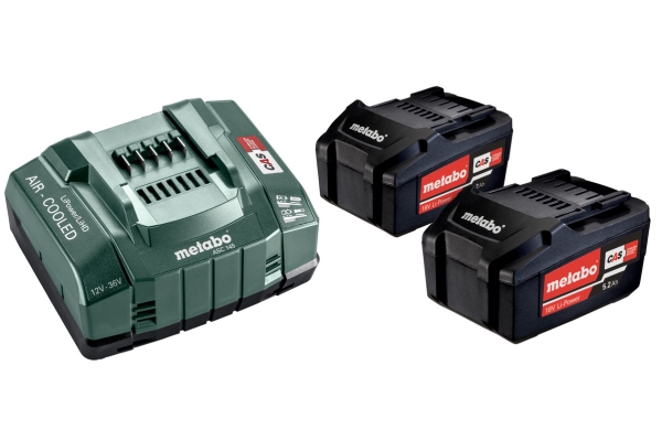 METABO.BATERIJA 18V 5,2Ah x2 + ĮKrovimas | Elverktyg - Batteri & Laddare - Batteri till DIY | GameStuff