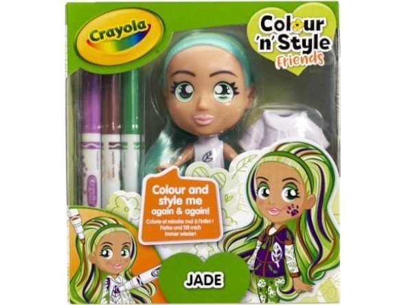 Crayola Lalka Colour'n'style Friends Jade