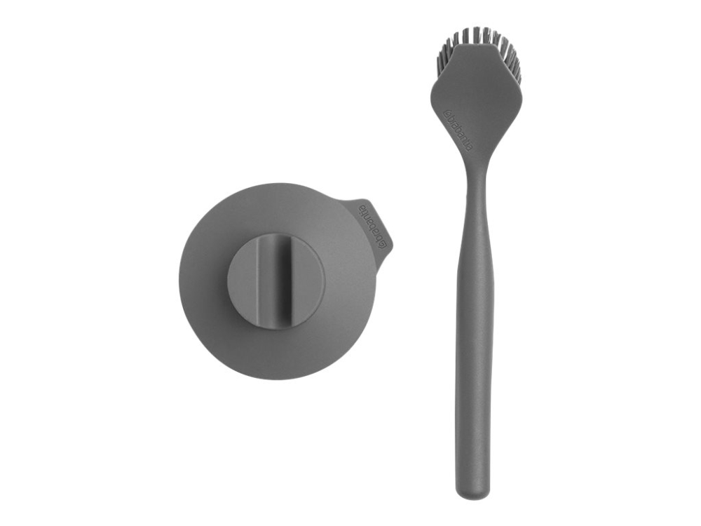 Brabantia Brabantia opvaskebørste med sugekop mørkegrå