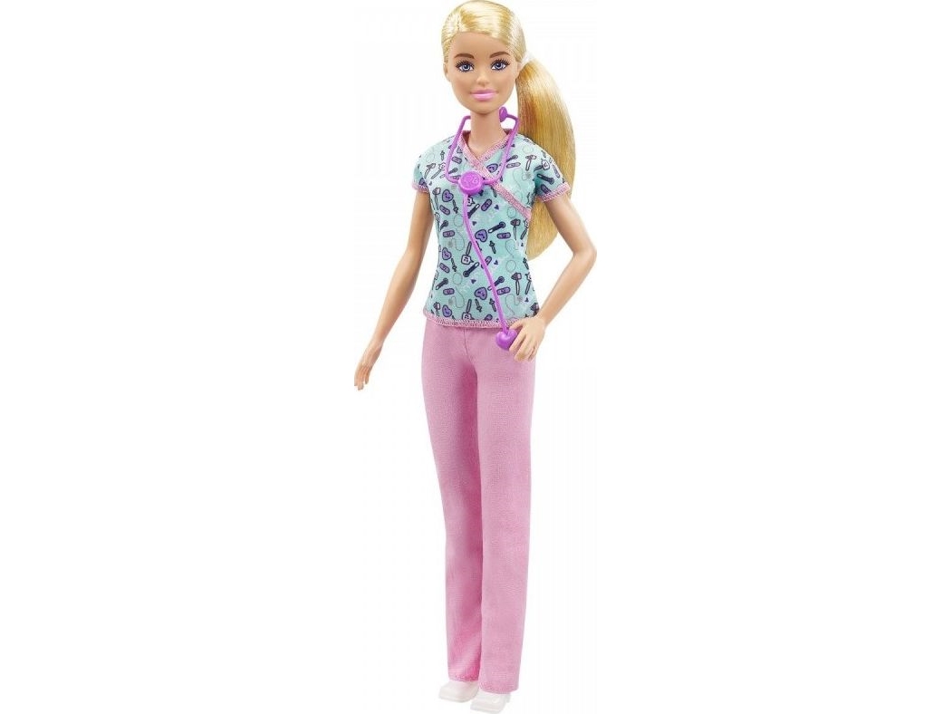 Mattel Karriar Barbie Docka Sjuksköterska Dvf50/gtw39