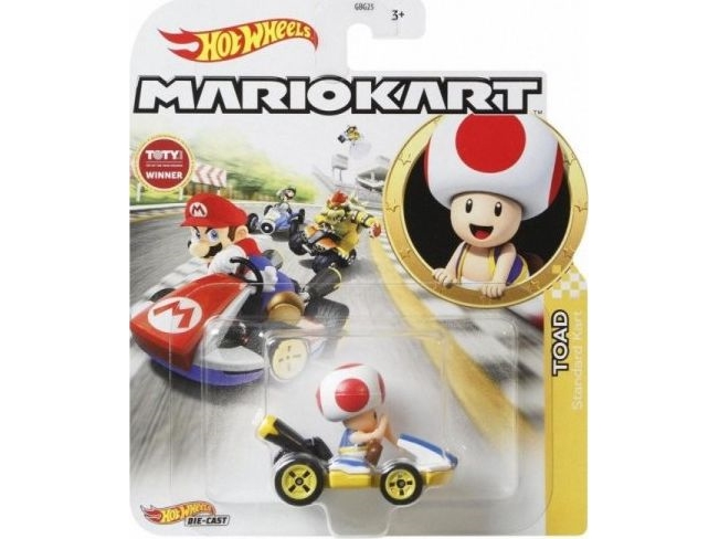 Hot Wheels Fahrgestell Basis Mario Kart Toad