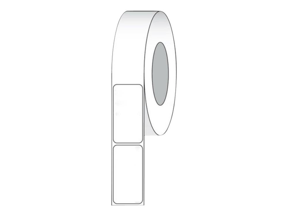 Capture - Permanent klæbemiddel - hvid - 76 x 38 mm 12000 etikette(r) (12 rulle(r) x 1000) boks - etiketter