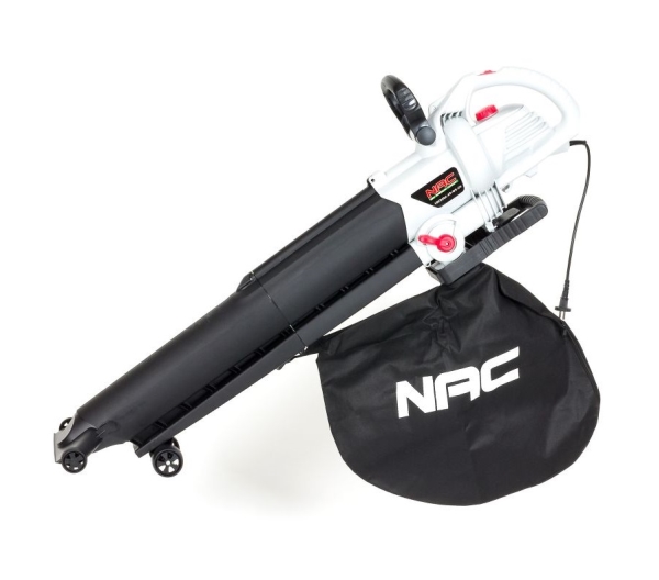 Nac Vbe300a-As-Ws-Ch Elektrischer Laubbläser 3000 W 270 Km/H Schwarz, Weiß