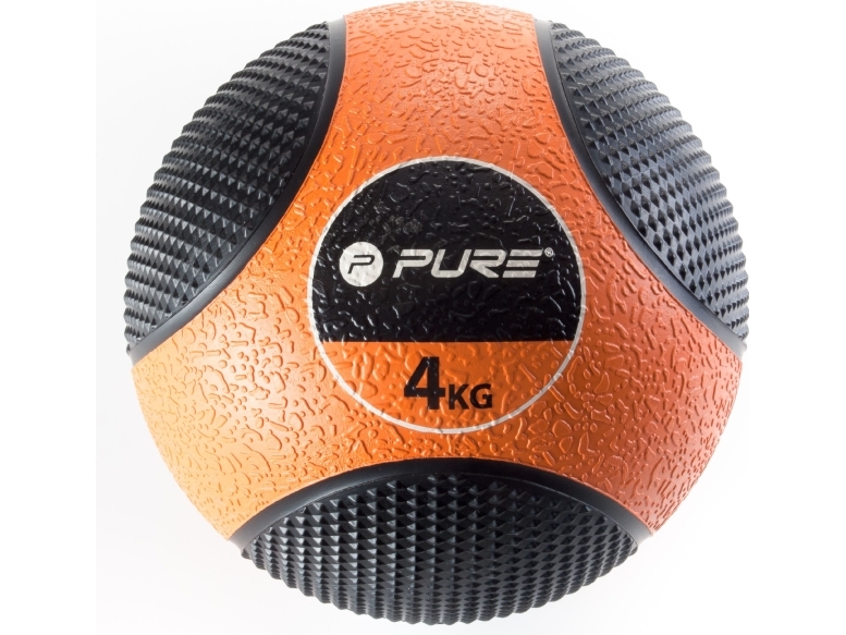 Pure 4kg musta ja oranssi lääkintäpallo (20660295)