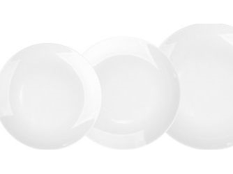 Porcelana MariaPaula MARIAPAULA MODERNAUS BALTA VAKARIENIO RINKINYS 6/18
