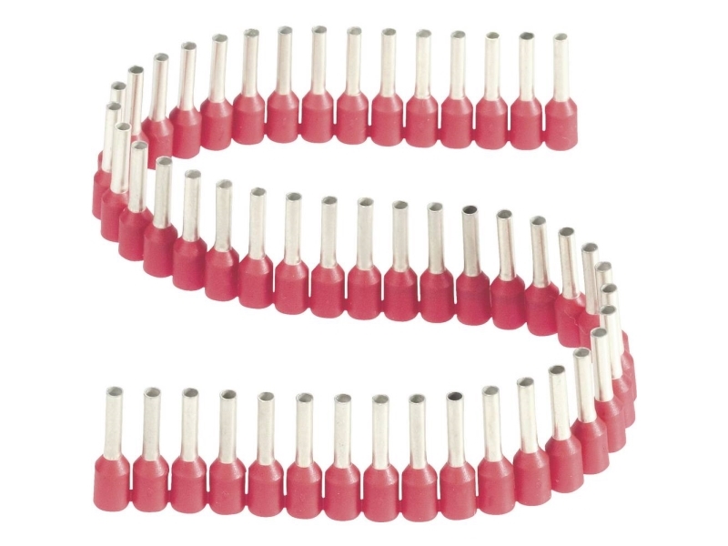 Vogt Verbindungstechnik 470308.00050 Kabelschuh 1 Mm² Teilisoliert Rot 50 Stk