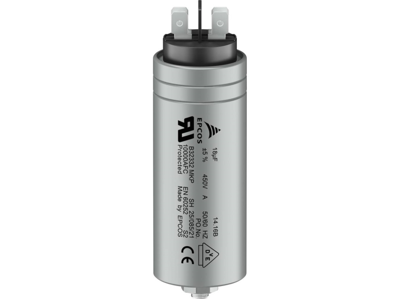 TDK B32352A4755J030 1 stk MKP-foliekondensator Stiktilslutning 7.5 µF 450 V/AC 5 % (Ø x L) 35 mm x 56 mm