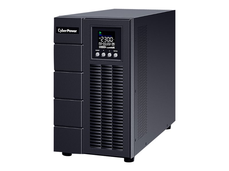Cyberpower Online S Series Ols3000ea - Usv - Ac 230 V - 2700 Watt - 3000 Va - 9 At - Rs-232, Usb - Ausgangsanschlüsse: 7 - Aktive Pfc - Schwarz