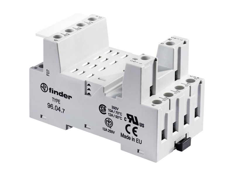 Finder 96.04.7 Relaissockel (L X B X H) 48,2 X 43,4 X 82,5 Mm 10 Stück