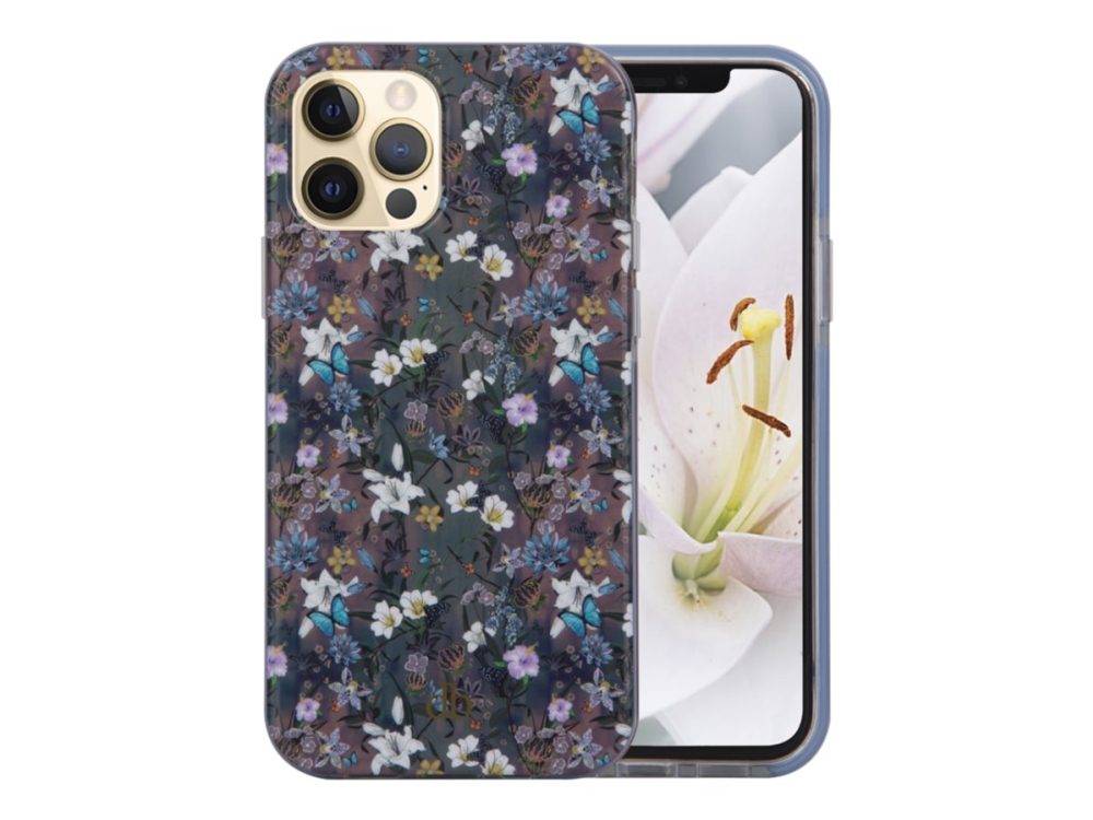 dbramante1928 Capri - Bagsidecover til mobiltelefon - 100 % genbrugt plastik - hvide liljer - for Apple iPhone 13 Pro