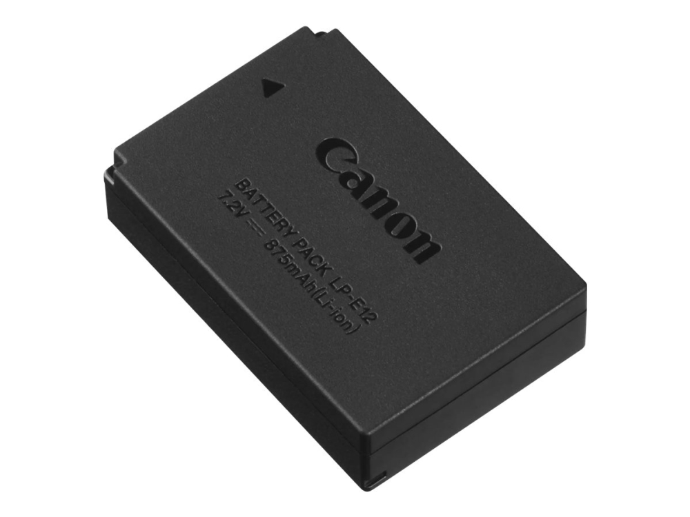 Canon Lp-E12 - Batteri - Li-Ion - 875 Mah - For Eos 100D, Kiss M, Kiss M2, Kiss X7, M, M10, M100, M2, M50, Rebel Sl1 Powershot Sx70