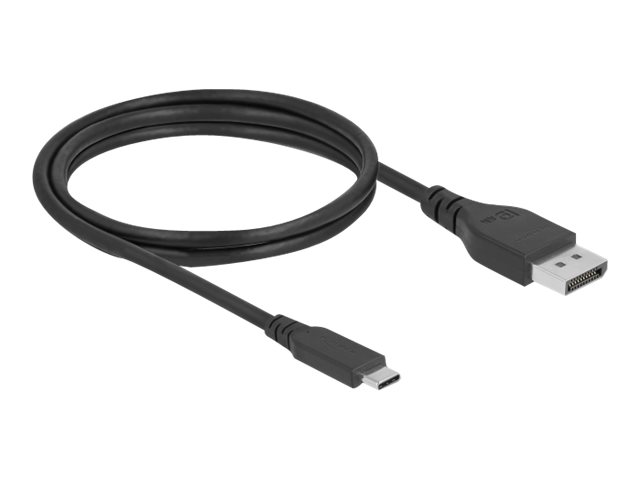 Delock Bidirektionales Usb Type-C Zu Displayport Kabel (Dp Alt Mode) 8K 60 Hz 1 M Dp 8K Zertifiziert, 1 M, Usb Typ-C, Displayport, Stecker, Stecker,