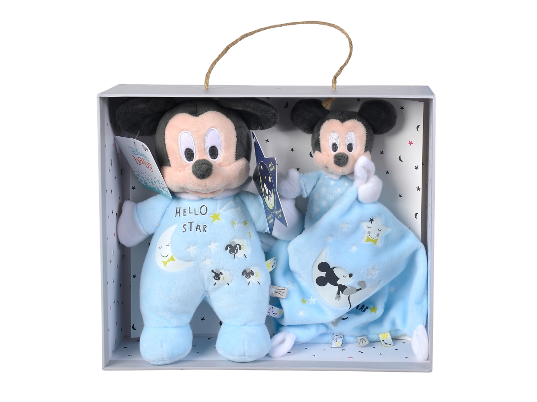 Simba Mickey Mouse Glow-in-the-Dark Plush & Comforter (Gift Box) | N - A | GameStuff