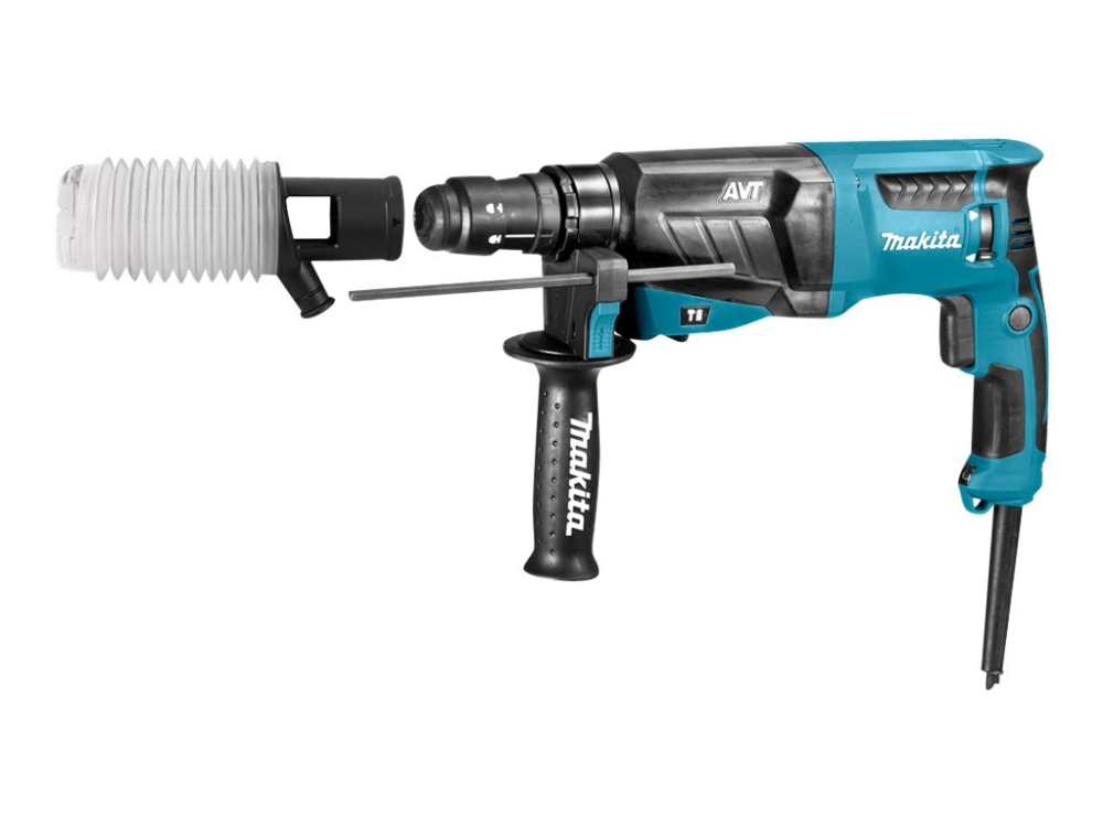 Makita Hr2631ftj Roterende Hammer 800 W 3 Tilstande Sds Plus 2.4 Joule