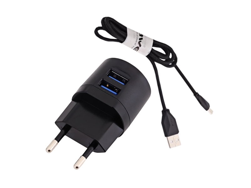 Awei Ladeadapter Usb 2.1A 2 Ausgänge - 2002265
