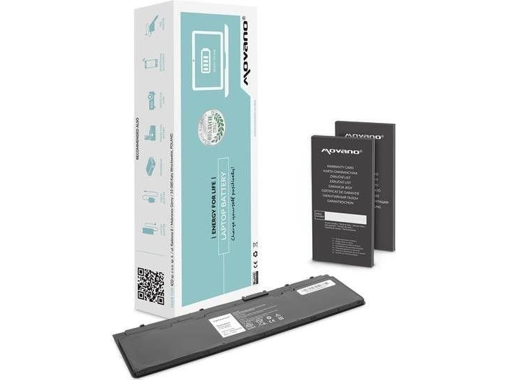 Movano Battery For Dell Latitude E7240 E7250 Notebook 7.4v 7.6v 5200 Mah