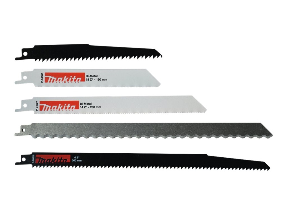 Makita - Savklingesæt - for træ, metal, isolering - 5 stykker