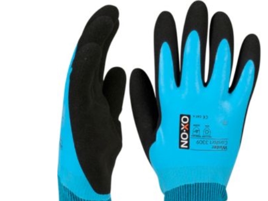 Winterhandschuh Comfort 3309 Schwarz/Blau 11