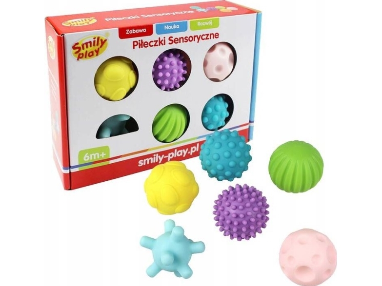 Smily Play Sensory Bälle 6Pcs