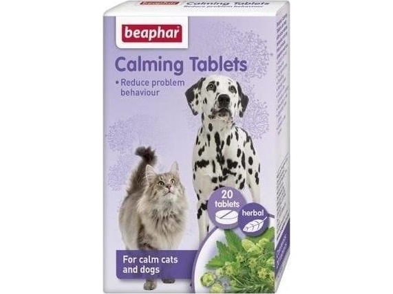 Beaphar Calming Tablets, Kat (Dyr)/Hund, Tabletter, 20 Stk, Kasse