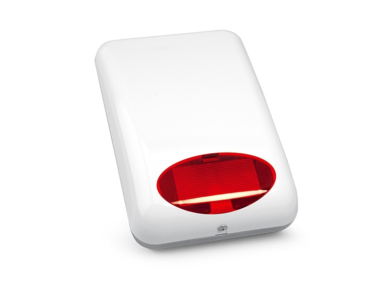 Satel Spl-5010 R, Drahtlose Sirene, Indoor/Outdoor, Kunststoff, Iii, 120 Db, Weiß