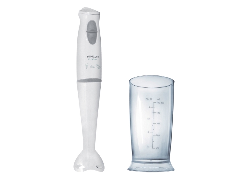 Sencor SHB 4110WH, Stavmixer, 0,5 l, 400 W, Vit | Köksapparater - Köksmaskiner - Stavmixer | GameStuff