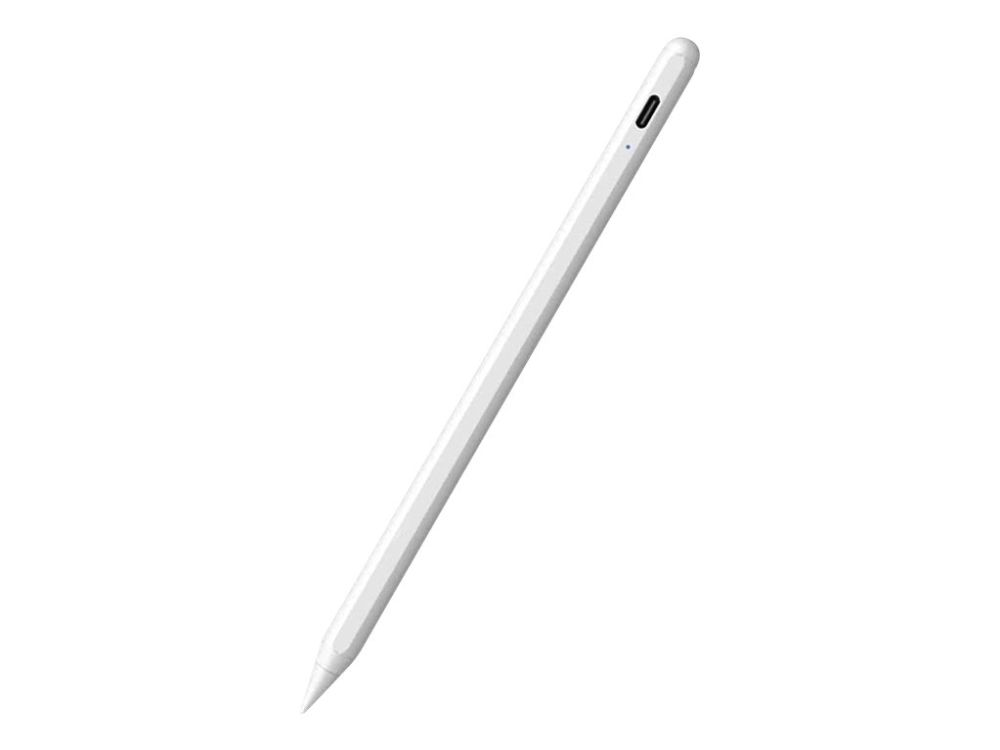 eSTUFF - Aktiv skrivestift - kapacitiv - Bluetooth hvid - Apple 10.2-inch iPad; iPad Air; 10.9-inch iPad Air; iPad mini 5
