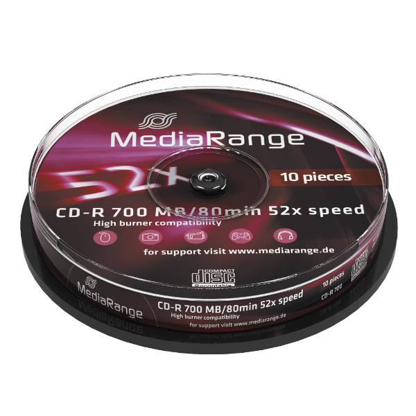 MediaRange - 10 x CD-R - 700 MB