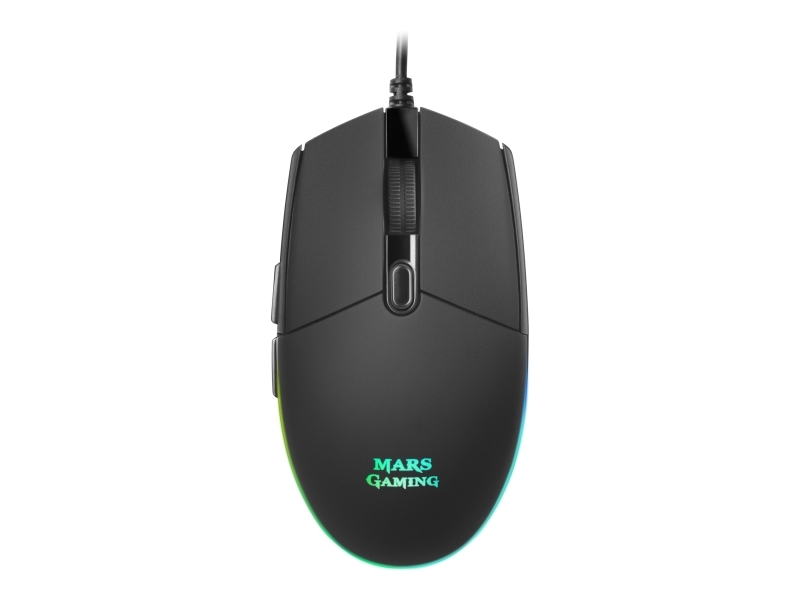 Mars Gaming Mmg, Højre Hånd, Optisk, Usb Type-A, 3200 Dpi, Sort