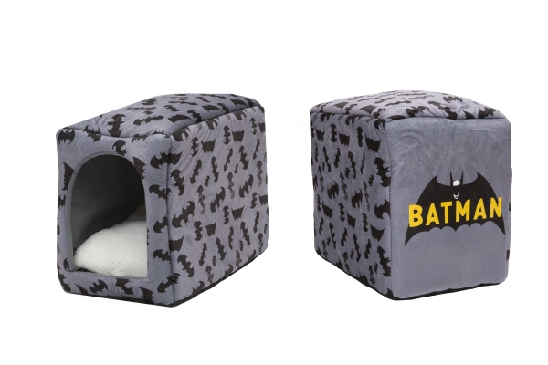 Paw Love - Batman Batcave Hundehütte (50X36x46cm) - Grau/Schwarz