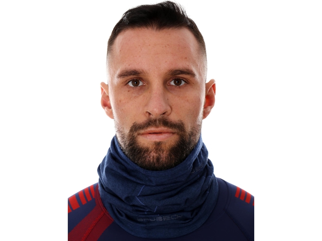 Brubeck Unisex wool neckwarmer navy blue size L/XL (KM10360)