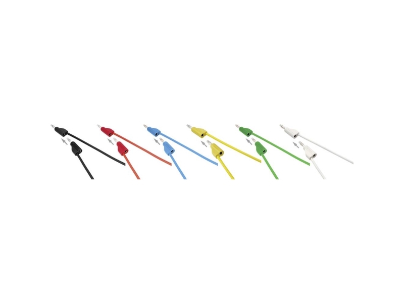 Voltcraft Msb-300 Prüfleitungs-Set Lamelstik 4 Mm Silikon 25,00 Cm 12 Stk