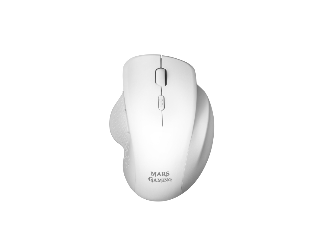 Mars Gaming Mmwergow, Rechts, Mechanisch, Rf Wireless, 3200 Dpi, Weiß