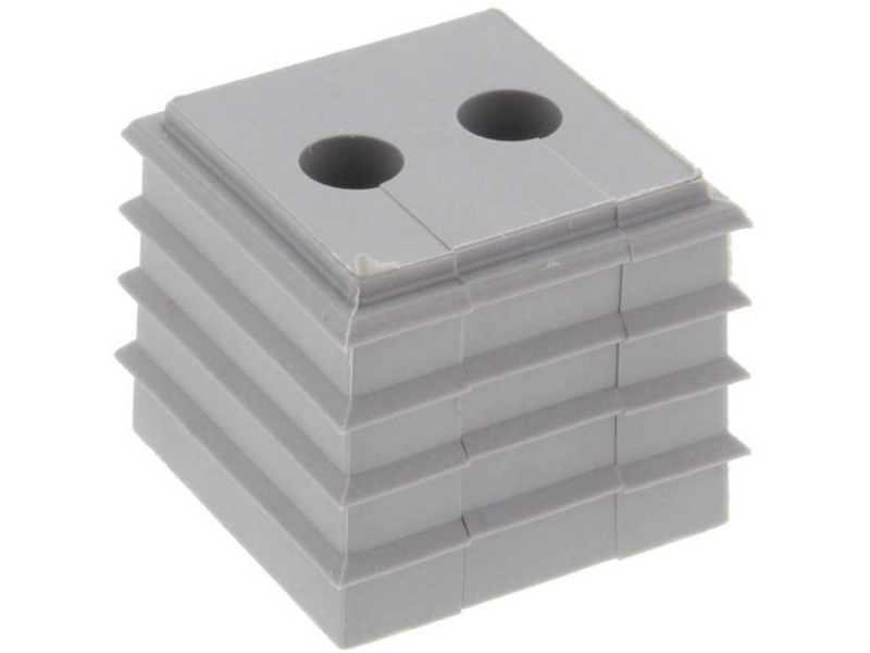 Wiska Cdkg 2X8 V0 Lg Dichtungseinsatz Kunststoff 10 Stk (Kabeldurchführungen)