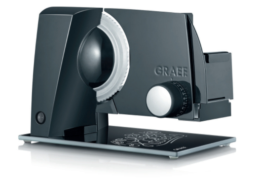 Graef S12002, Elektrisk, 2 cm, Svart, Metall, 170 W, 230 V | Köksapparater - Köksmaskiner - Skärmaskin | GameStuff