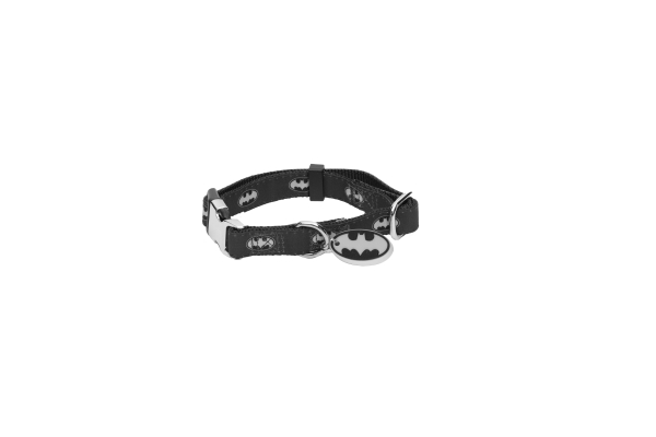 Paw Love - Batman Hundehalsband (L/Xl) - Schwarz/Grau