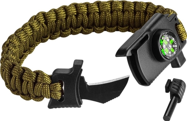NEO överlevnadsarmband (5 i 1 överlevnadsarmband) | Utomhus - Outdoor utrustning - Metalldetektorer och tillbehör | GameStuff