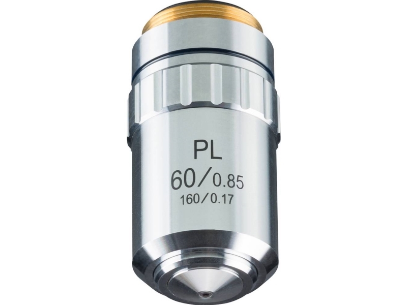 Bresser Optik DIN-PL 60x, planachromatisch 5941560 Mikroskop-objektiv Passer til mærkerne (mikroskop) Bresser Optik