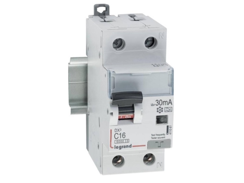 Kombinationsbrytare DX3 Automatsikr/HPFI C 16A 30mA 1P+N 6/6kA typ A | Annan EL - Artiklar med hög strömstyrka | GameStuff