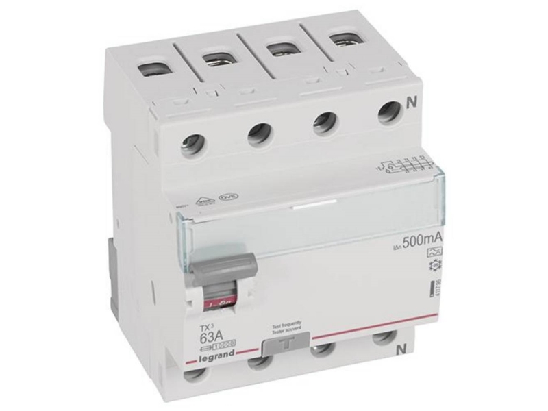 Legrand 411796 Fi Sikkerhedsafbryder A 63 A 400 V
