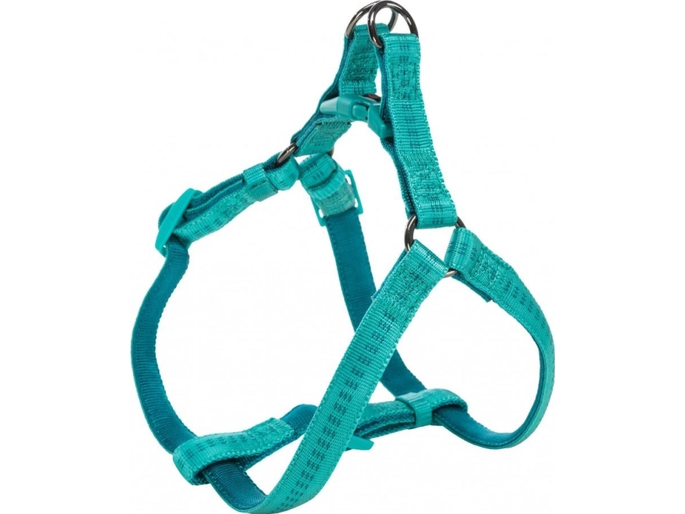 Trixie Softline Elegance dog harness, sea blue/petrol, XL: 80–100 cm/25 mm | Röda ostar - Husdjur (soptunna) - Hund | GameStuff