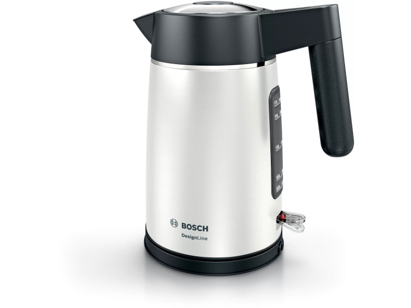 Bosch Designline, 1,7 L, 2400 W, Sort, Sølv, Vandmåler