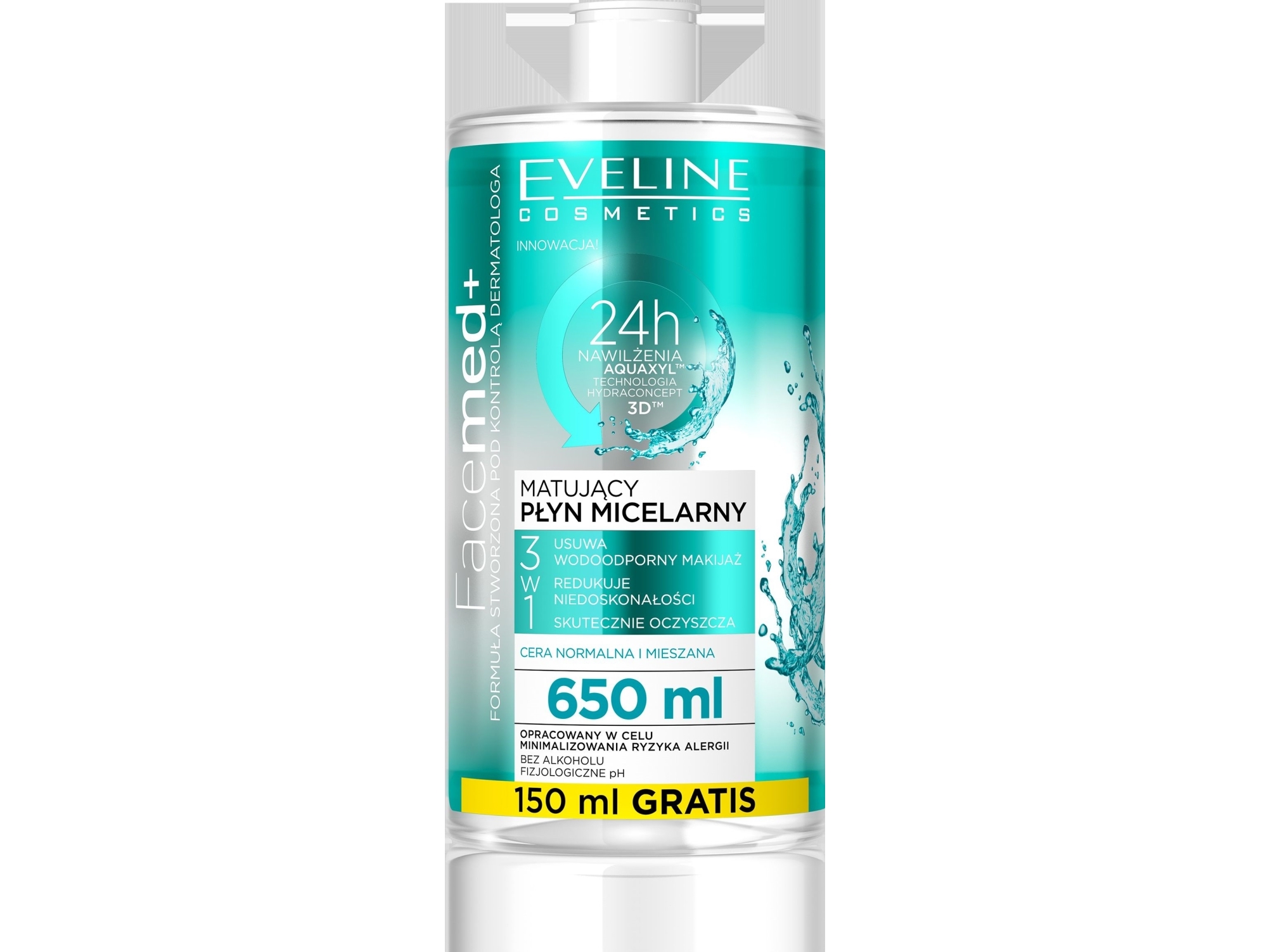 Eveline Facemed+ Mattifying Micellar Water 650 Ml