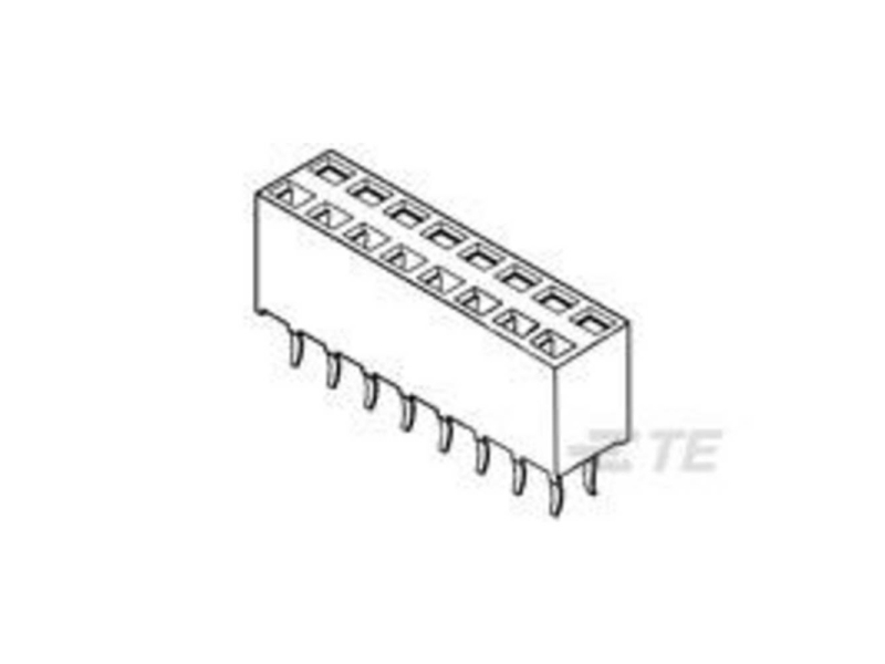 Te Connectivity Ampmodu Mod Ii Vertical Connectorampmodu Mod Ii Vertical Connector 215307-6 Amp