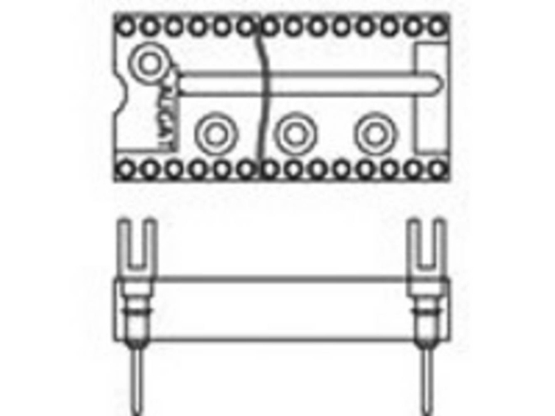 TE Connectivity 3-1437515-6 IC-sockel 1 st